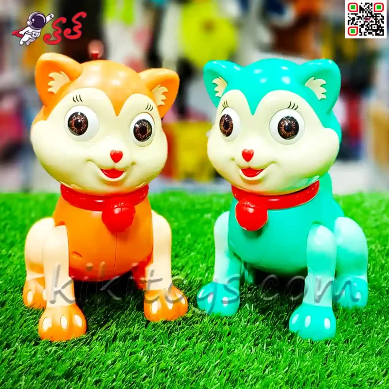 گربه موزیکال و حرکتی چشم تیله ای اسباب بازی کودک FW2070