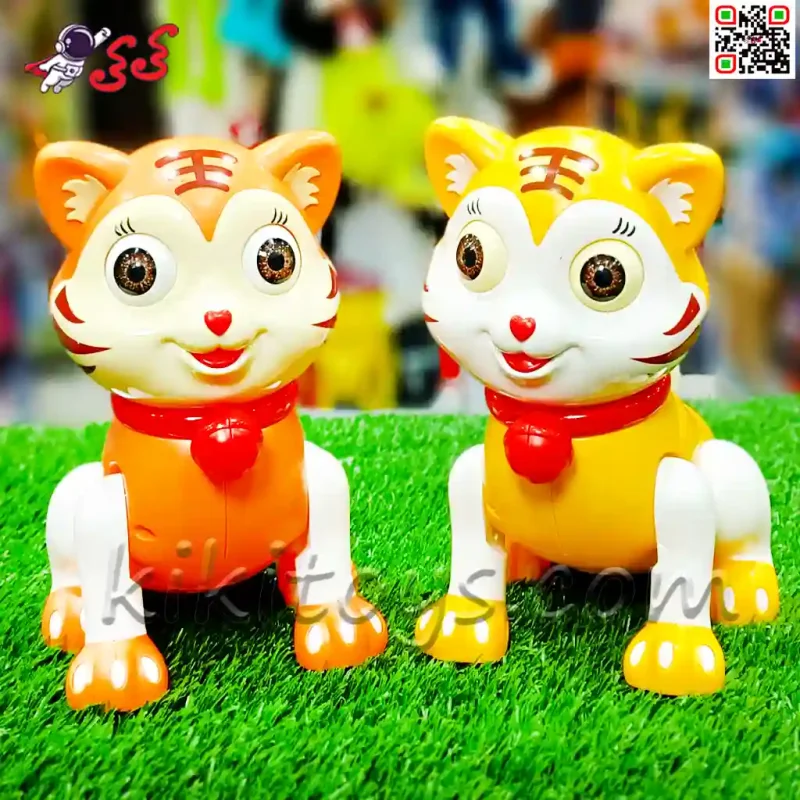 ببر موزیکال و حرکتی چشم تیله ای اسباب بازی کودک FW2071