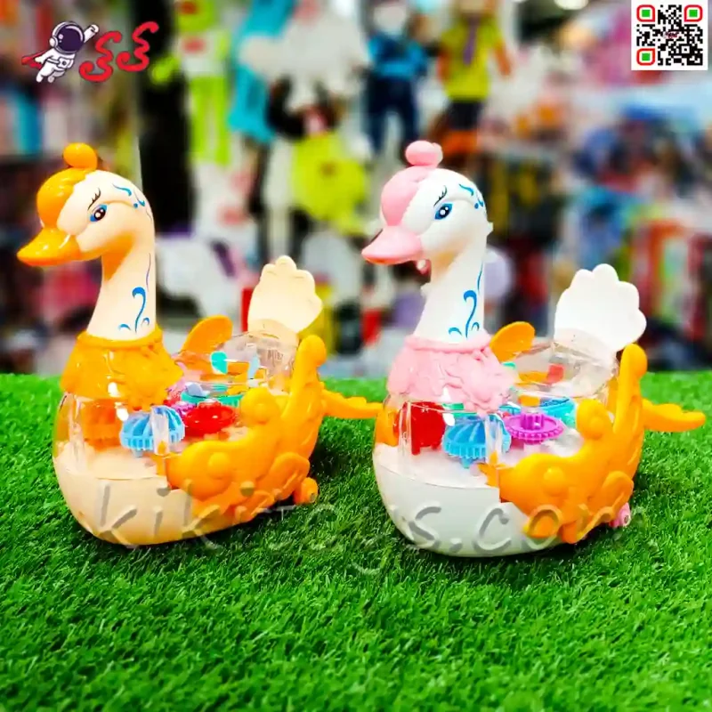 قو چرخ دنده ای موزیکال و حرکتی اسباب بازی کودک FW2066