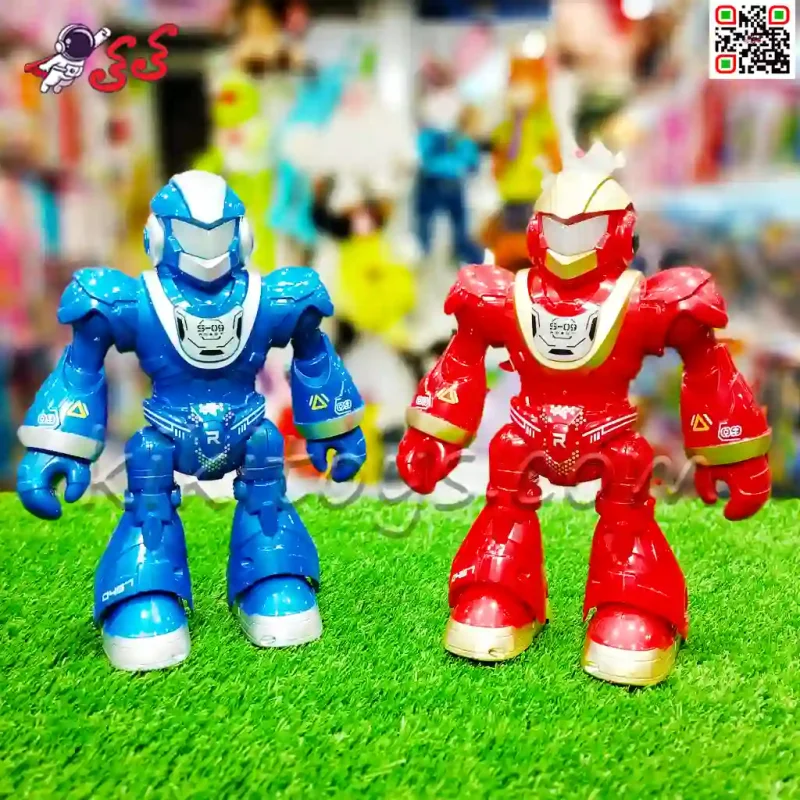ربات کنترلی اسباب بازی قرمز و آبی ROBOT SMART 60613