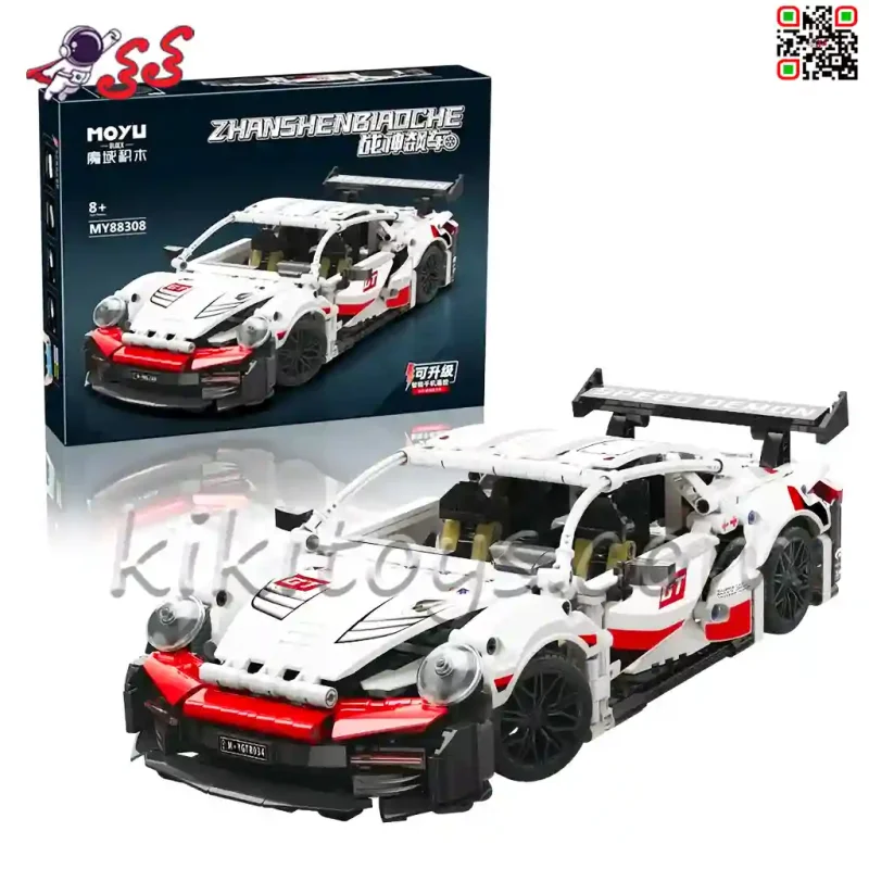 لگو ماشین پورشه 911 اسپرت Porsche RSR برند مویو MOYU 88308
