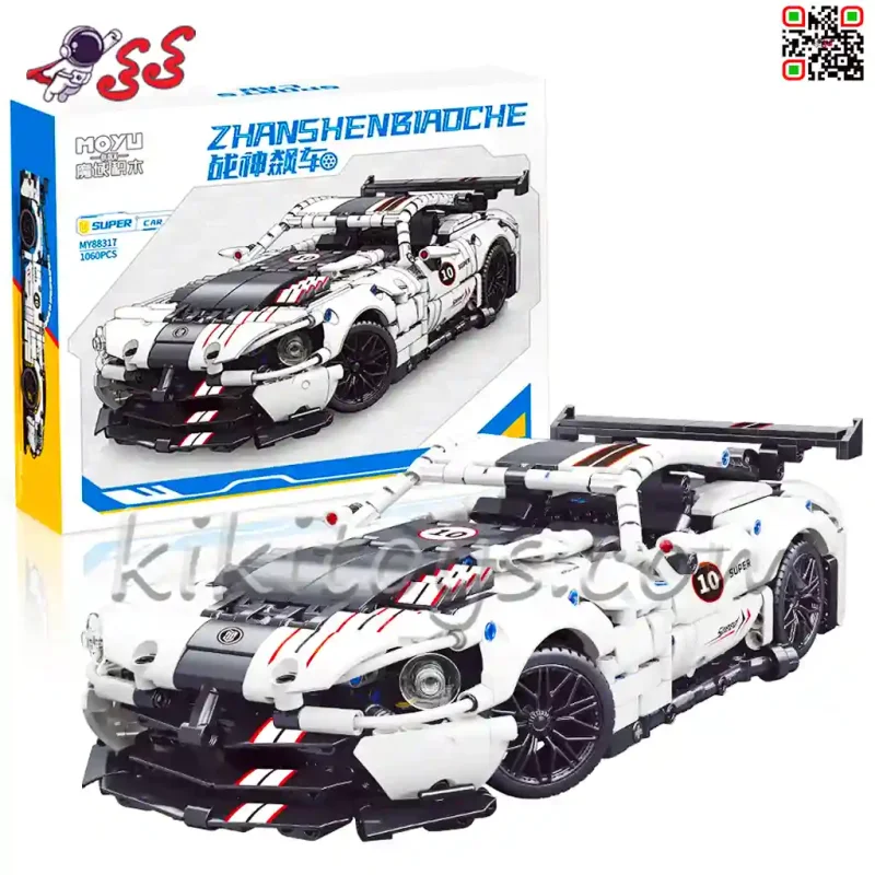 لگو ماشین دوج واپیر Dodge Viper GTR سری تکنیک برند مویو MOYU 88317