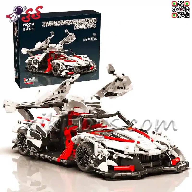 لگو ماشین سوپر اسپرت کوپه هنسی ونوم Venom F5 سری تکنیک برند مویو MOYU 88301
