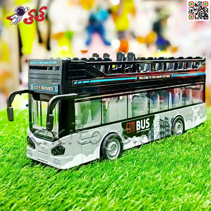 اتوبوس گردشگری دوطبقه بدون سقف اسباب بازی  موزیکال و قدرتی CITY BUS SERIES