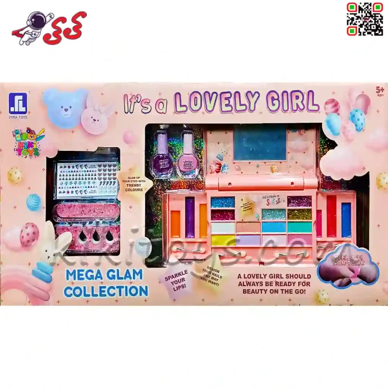لوازم آرایشی و میکاپ اسباب بازی دخترانه Make-up  PRETTY GIRL ZR16