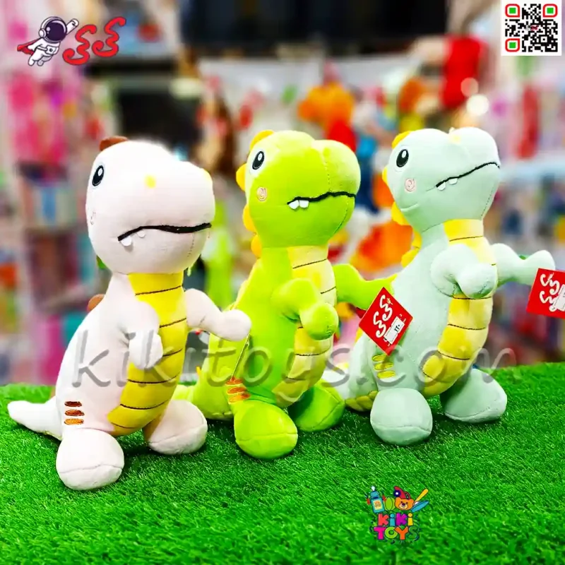 عروسک دایناسور خندان پولیشی اورجینال اسباب بازی