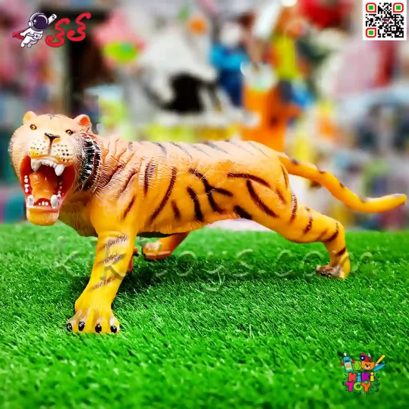 فیگور حیوانات ببر اسباب بازی بزرگ موزیکال و گوشتی