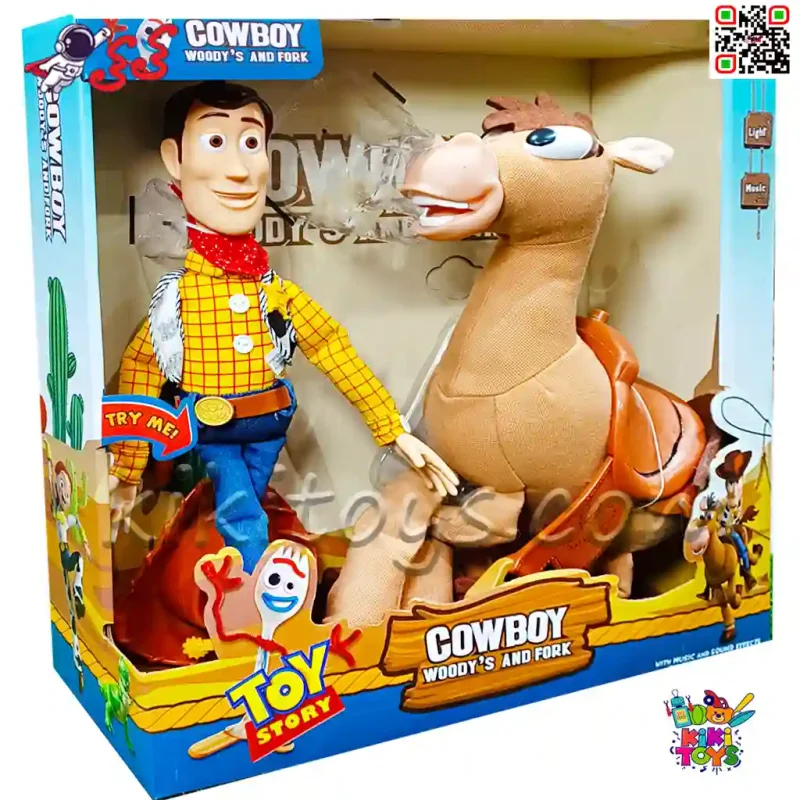 عروسک وودی سخنگو و اسب بولسای Toy Story – دو عددی (عروسک‌های شخصیت‌های محبوب)