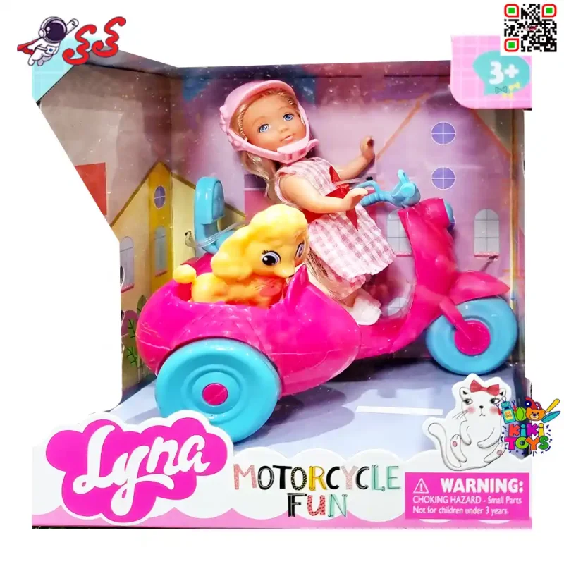 اسباب بازی موتور باربی با حیوانات MOTORCYCLE FUN 4608