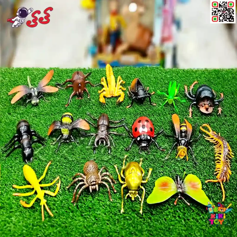 فیگور حیوانات و حشرات و خزندگان اسباب بازی 16 عددی MYSTICAL INSECTS 102A
