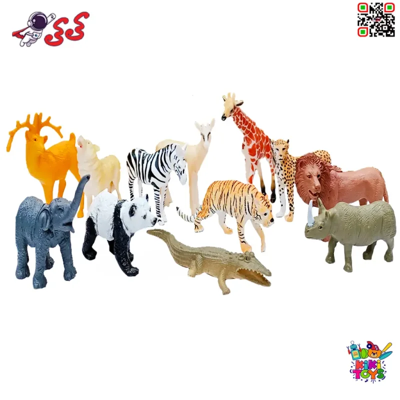 حیوانات اسباب بازی ست باغ وحش 12 عددی ANIMAL THE WORLD 122