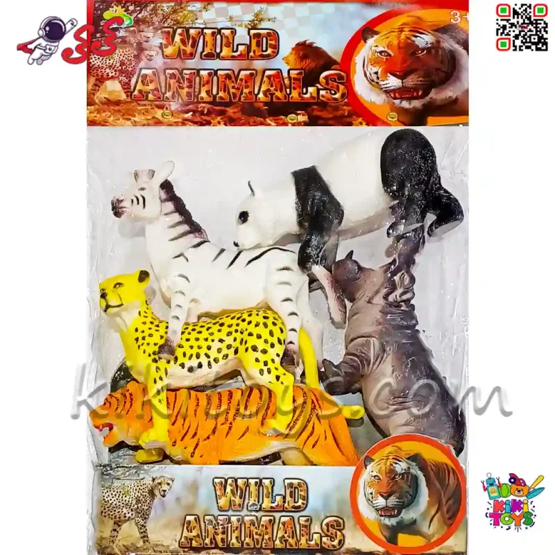 حیوانات اسباب بازی ست باغ وحش 5 عددی WORLD ANIMALS 70051