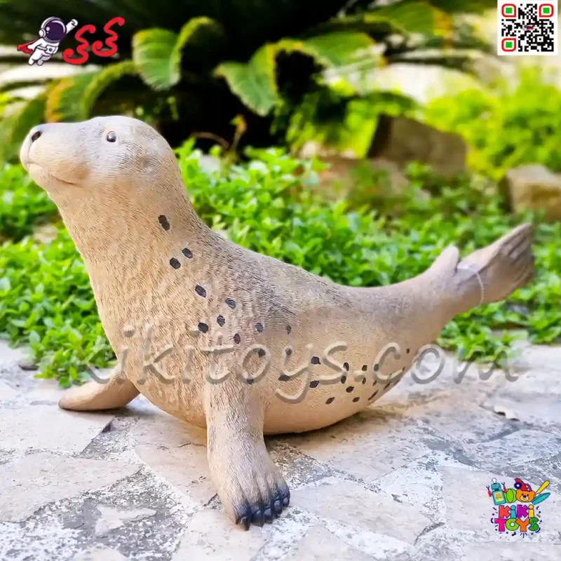 فیگور حیوانات ماکت فک دریایی اسباب بازی نرم و گوشتی بزرگ Seal figure X084