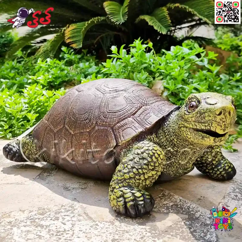 فیگور لاک پشت اسباب بازی نرم و گوشتی بزرگ Land turtle figure 584