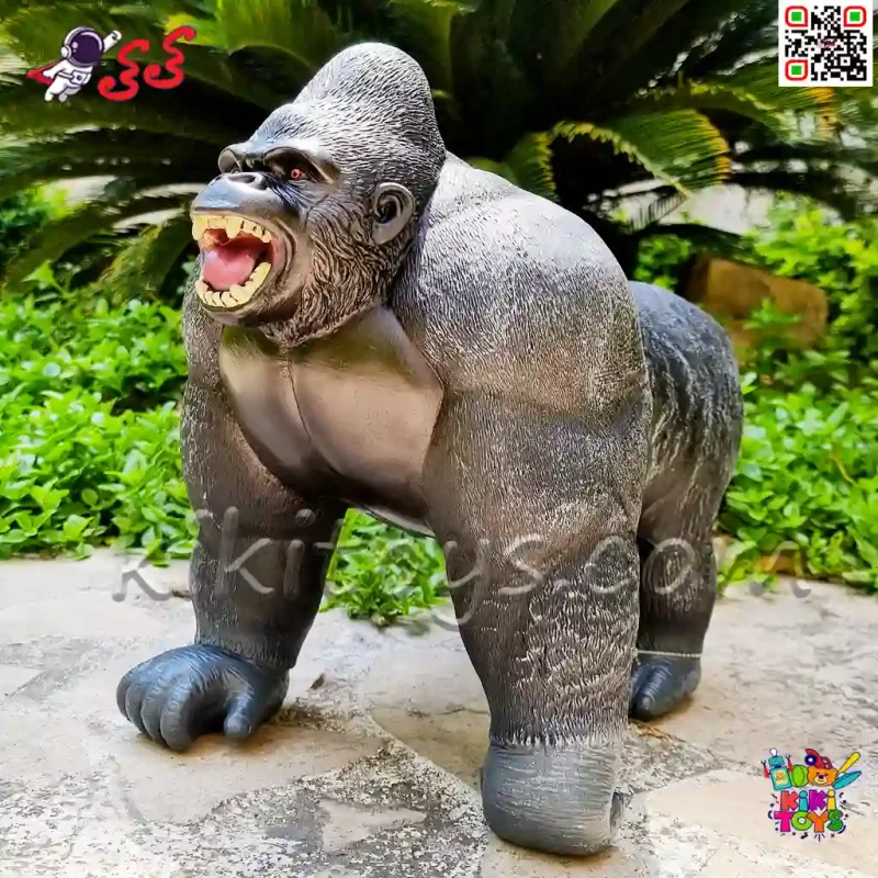 فیگور حیوانات گوریل و کینگ کنگ بزرگ نرم اسباب بازی اورجینال Gorilla figure X060