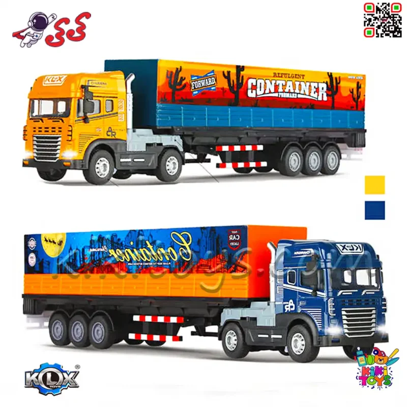 ماکت فلزی تریلی اسکانیا به همراه کانتینر درب بازشو SCANIA Metal 8005