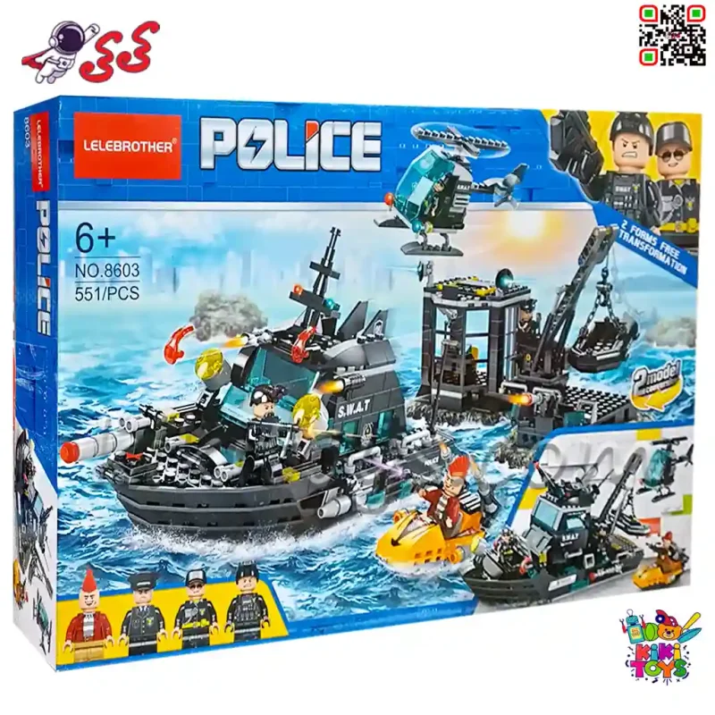 لگو پلیس نیروی ویژه دریایی – دو مدل ساخت از سری سیتی مدل 8603