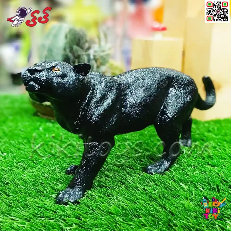 فیگور حیوانات ماکت پلنگ سیاه جگوار اسباب بازی Black panther figure 863