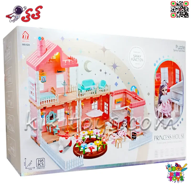 خانه باربی و قصر اسباب بازی دخترانه با پیانو Princess House 66882