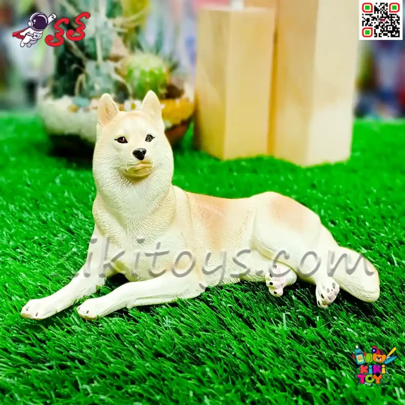 فیگور حیوانات ماکت سگ هاسکی سیبری اسباب بازی 2796 Siberian Husky fiqure
