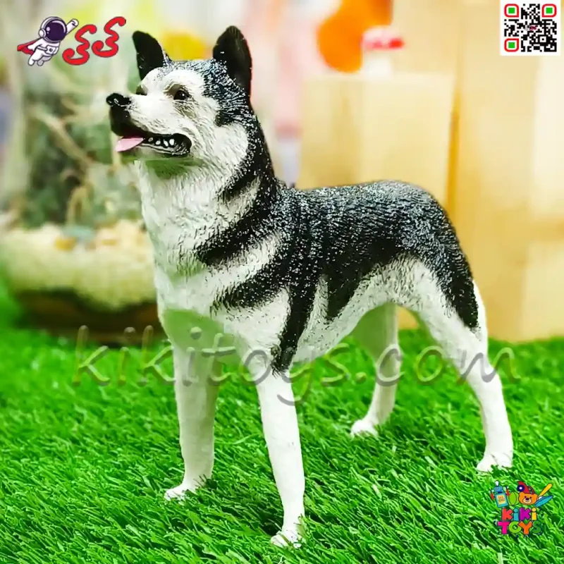 فیگور حیوانات ماکت سگ هاسکی اسباب بازی 1051 Husky fiqure
