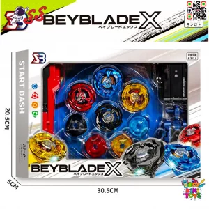 فرفره انفجاری BEYBLADE X – ست 4 عددی از سری جدید با زمین بازی