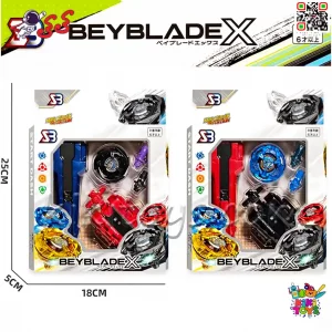 BEYBLADE X BB210 با لوازم جانبی کامل – کیفیت بالا، سرعت فوق‌العاده و سازگار با سری جدید! آماده برای رقابت‌های نفس‌گیر