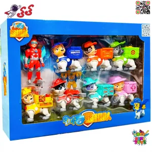 ست اسباب بازی سگ‌های نگهبان رباتی با فیگور رایدر – Paw Patrol رباتیک برای کودکان ۳ سال به بالا