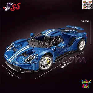 اندازه لگو ماشین فورد جی تی Ford GT مدل T5042 سری تکنیکال