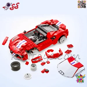 لگو فراری Ferrari 488 برند CaDA سازگار با LEGO Technic  ساختنی ماشین تکنیک با قابلیت ترکیب با سایر لگوها
