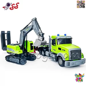 حرکت بیل مکانیکی روی زمین با ریموت کنترل – هدایت آسان برای کودکان با کنترل روان و دقیق