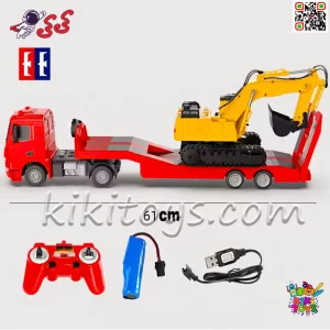 ریموت کنترل ۲.۴ گیگاهرتز ماشین کنترلی تریلی مرسدس بنز با دکمه‌های هدایت