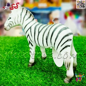 ماکت گورخر مناسب بازی آموزشی کودکان و دکور کلکسیونی حیوانات جنگل