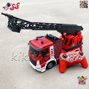 ماشین کنترلی آتش‌نشانی دارای آبپاش واقعی با مخزن داخلی و قابلیت پاشش با ریموت