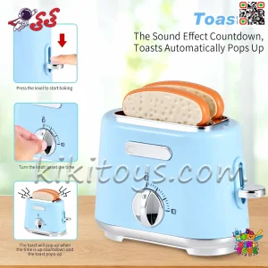 توستر اسباب‌بازی با قابلیت پاپ‌آپ نان تست، جذاب و سرگرم‌کننده برای نقش‌آفرینی آشپزی