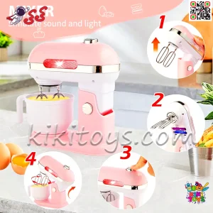 ست لوازم آشپزخانه اسباب‌بازی کودک 3 عددی مدل MODERN KITCHEN 8058 – قهوه ساز، همزن و مخلوط‌کن