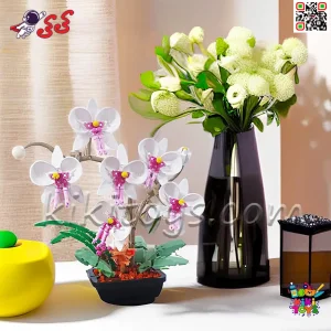 لگو گیاه تزئینی ارکیده برای میز و دفتر کار