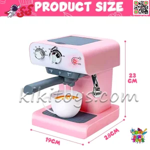 اندازه قهوه‌ساز اسباب‌بازی کودک مناسب دختران و پسران 3 سال به بالا