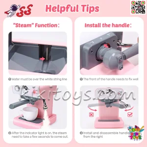 اسپرسوساز اسباب‌بازی کودک مدل 8609 مناسب هدیه تولد