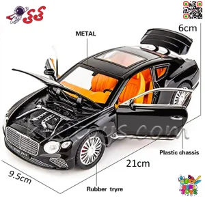 چراغ‌های روشن شونده مدل بنتلی کانتیننتال GT اسباب‌بازی