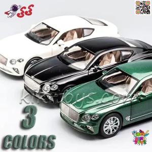 نمای جلو ماشین اسباب‌بازی بنتلی کانتیننتال GT فلزی