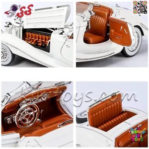 ماشین کلاسیک مرسدس‌بنز 500K با کیفیت بالا