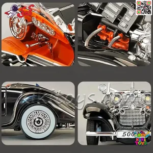 جزئیات بدنه ماکت فلزی مرسدس‌بنز 500K