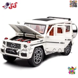 ماشین فلزی مرسدس بنز G63 AMG رنگ سفید