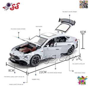 اندازه ماشین فلزی برابوس Rocket 900 AMG مناسب کلکسیون و ویترین