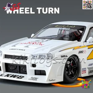 طراحی آیرودینامیک بدنه نیسان اسکای‌لاین R34