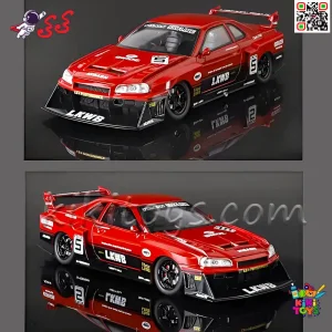 جزئیات بدنه ماکت فلزی Nissan Skyline GTR R34