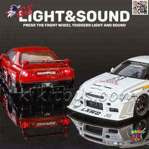 طراحی چراغ‌های عقب نیسان اسکای‌لاین R34