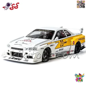 ماکت نیسان اسکای‌لاین R34 مناسب ویترین و کلکسیون