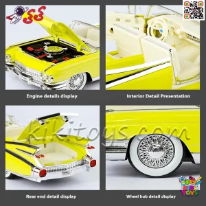 جزئیات جلوپنجره کرومی ماکت Cadillac Eldorado 1959